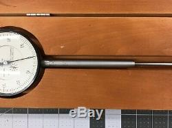 Starrett 6041 Dial Indicator 6 Inch Travel with Wooden Case