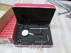 Starrett 64219 709ACZ. 030 0-15-0 WF Dial Test Indicator withAccessories