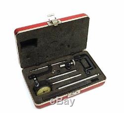 Starrett 645 Heavy Duty Back Plunger Dial Indicator with case