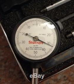 Starrett 645 Plunger Button Back Dial Test Indicator