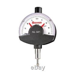 Starrett 647 Dial Comparator Indicator, 0.004-inch Range 0.00005-inch Graduation