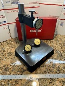 Starrett 653 Cast Iron Dial Indicator Comparator Stand +. 001.0005.0001 V26