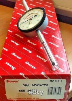 Starrett 655-2041J Dial Indicator in its original packaging and case