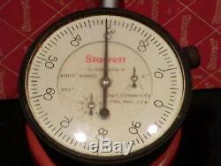 Starrett 655-3041-S Dial Indicator, 3.000 Measuring Range. 001 Graduation