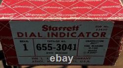 Starrett 655-3041J Dial Indicator 0-3.000 Range, 0-100.001 EDP 53620
