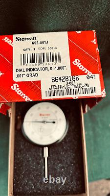 Starrett 655-441J Indicator Dial New