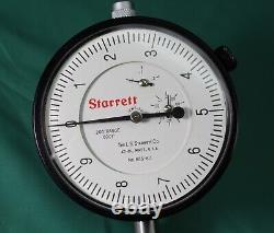 Starrett #655-611J Dial Indicator 655-611J 655-611 Machinist V. G. Condition #888