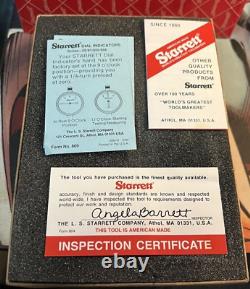 Starrett 656-109J Dial Indicator