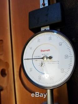 Starrett 656-12041J 12 Dial Indicator 12 inches of travel comes in wooden box