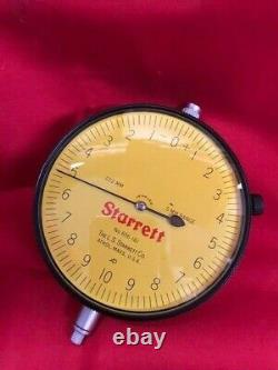 Starrett 656-161J Dial Indicator 0-0.5mm Range, Dial Reading 0-10-0 IN STOCK