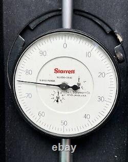 Starrett 656-2041J Dial Indicator 0-2.000 Range, 0-100.001 Grads IN STOCK