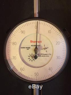 Starrett 656-2041J Dial Indicator, 2.000 Measuring Range