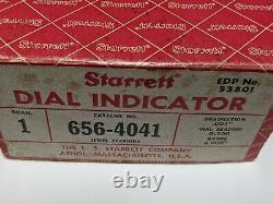 Starrett 656-4041 Dial Indicator. 001 Graduation 4 Range
