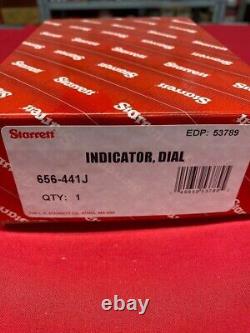 Starrett 656-441J Dial Indicator 0-1.000 Range, Dial Reading 0-100 STOCK