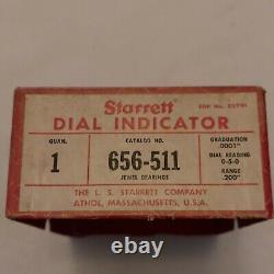 Starrett 656-511J 656 Series 0 to 0.200 SAE Dial Indicator
