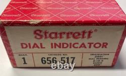 Starrett 656-517J Dial Indicator, 0.400 Range. 0001 Graduation