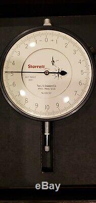 Starrett 656-517J Dial Indicator 3-5/8.400 Range. 0001 0-10-0 Dial New USA