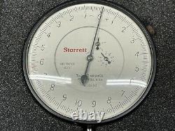 Starrett 656-517J Large Face Dial Indicator 3-5/8.400 x. 0001 0-10-0 USA