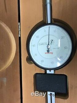 Starrett 656-6041 6 Dial Indicator With Wooden Case