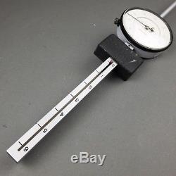 Starrett 656-6041 Dial Indicator Gage with Case, 0.001 Div, 0 6