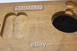 Starrett #657 Base with Dial Indicator 25-441/5 Snug & Arm Wooden Box