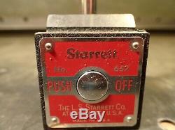 Starrett 657 Dial Indicator Stand with Magnetic Base 657AA, Used in Good Condition