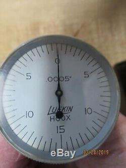 Starrett 657AA magnetic base with No. 657Y Also LUFKIN H-60X Dial Indicator