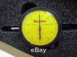 Starrett 657ME Magnetic Base Holder Set with 25-181J Metric Dial Indicator 56357