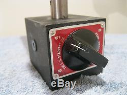 Starrett 659 Heavy Duty Magnetic Base With No. 25-441 Dial Indicator
