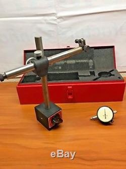 Starrett 659BZ Magnetic heavy Duty Base with 25-131 Dial Indicator and ...