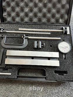 Starrett 665 Indicator Base Inspection Set 0-25-0 Dial. 0005.125 Range NEW