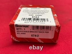 Starrett 674-2 Back with Adjustable Mounting Bracket for 25,2600,2900 Indicators