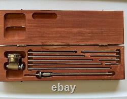 Starrett 697 Inside Dial Gauge Set 61-458mm Range 0.02mm Grads 0-50-0 Face