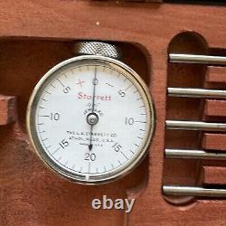 Starrett 697 Inside Dial Gauge Set 61-458mm Range 0.02mm Grads 0-50-0 Face