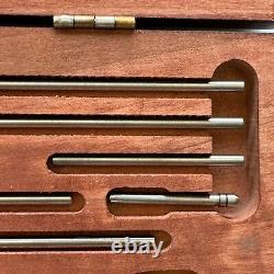 Starrett 697 Inside Dial Gauge Set 61-458mm Range 0.02mm Grads 0-50-0 Face