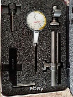 Starrett 708A Dial Test Indicator with Dovetail Mount. 010 Range, 0-5-0 Dial