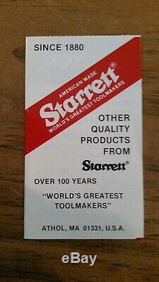 Starrett 708ACZ Dial Test Indicator With Attachments, Excellent condition