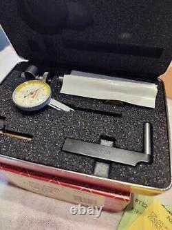Starrett 708ACZ -Dial Test Indicator with Dovetail Mount, Attachments and Case