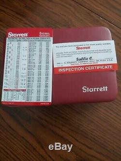Starrett 709A. 0005 Dial Test Indicator Set With Case no box
