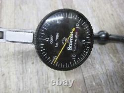Starrett 709A. 0005 Indicator. WITH Teclock 2-0001 Dial GaugeUSED 2 PCS