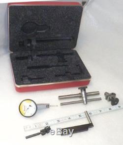 Starrett 709B Dial Test Indicator Set extremely clean nice case USA Free$Ship