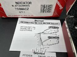 Starrett 709MACZ Dial Test Indicator Set Brand New With Attachments And Case