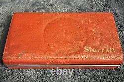 Starrett 711 Last Word Dial Indicator Gauge. 001 withCase Machinist Tool Gage