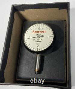Starrett 80-114J 80-114 Jeweled Dial Indicator 55891 Pristine Condition