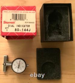 Starrett 80-144J Dial Indicator with Pedestal Mount EDP 55893