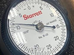 Starrett 81-131JN/S, Dial Indicator, 53446, 1-11/16 Face, Jeweled, Non-Shock