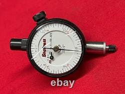 Starrett 81-136-623J Dial Indicator 0.075 Range Double Row Figures -0-30/+0-30