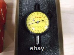 Starrett 81-161J Dial Indicator, 0.5mm Measuring Range, 0.002mm Graduation