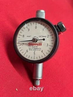 Starrett 81-224J Dial Indicator 0.025 Range, 0-10 Balanced Dial IN STOCK