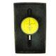 Starrett 81-261J Dial Indicator 5mm Range. 02mm Grads Lug Back Yellow Face USA